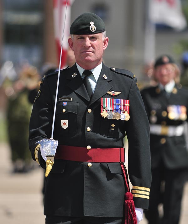BComd LCol Chris Wood enjoys rolling up his sleeve during the pandemic to receive his COVID needle