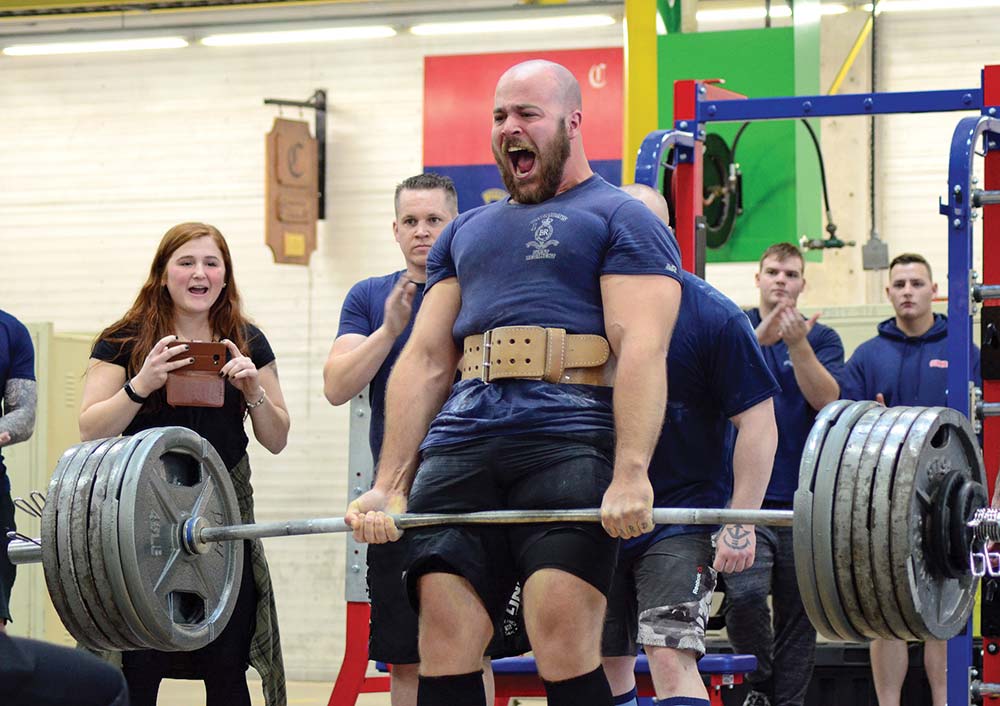 Cpl Maxime Proulx at 2018 Ex Heavy Loader Competition