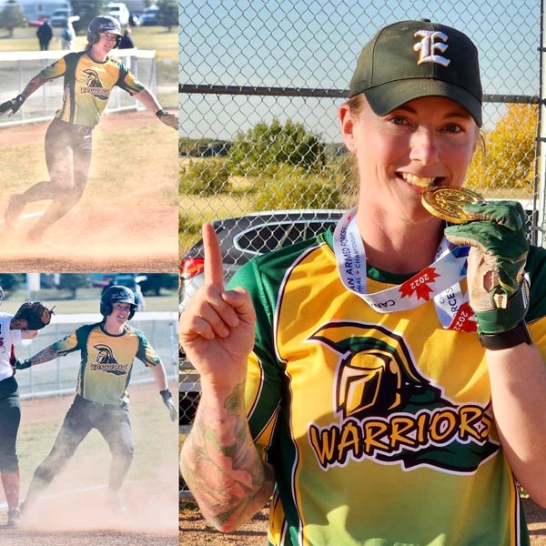 Maj Melissa Marshall garners her second gold medal at slo-pitch national