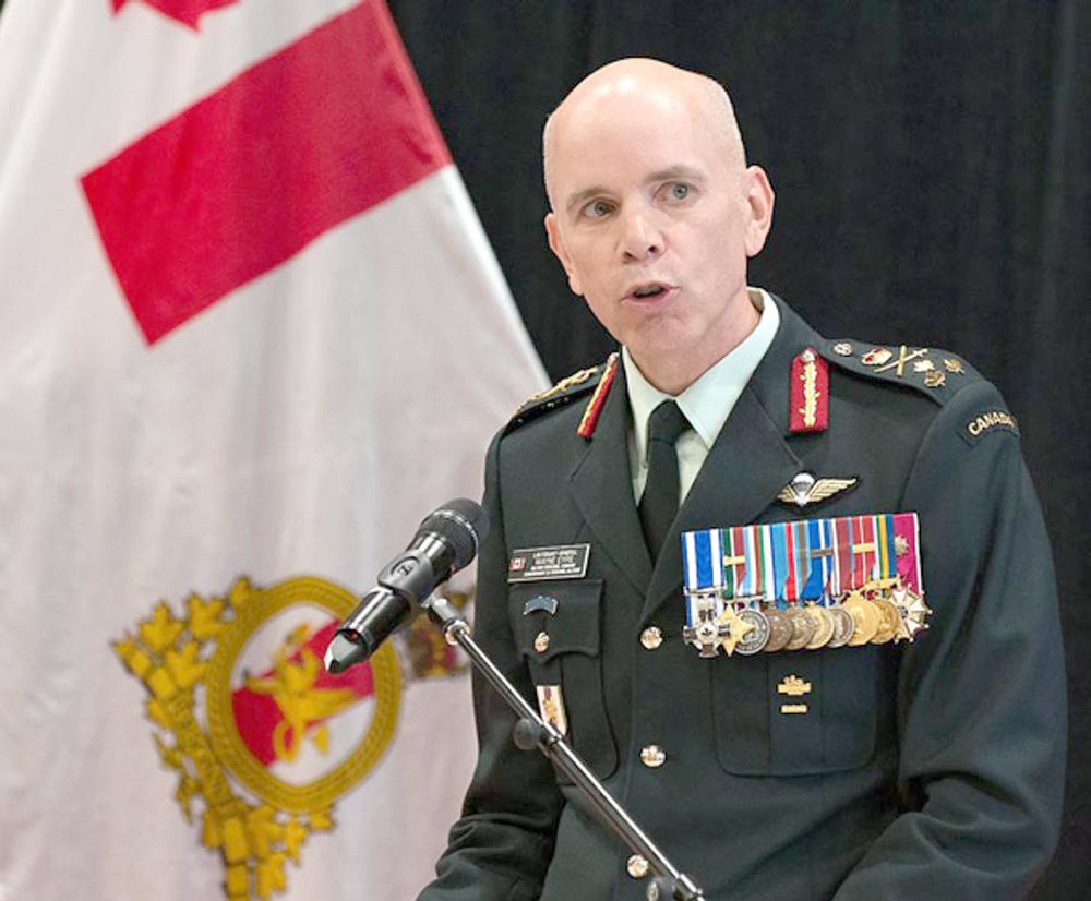 Gen-Eyre-speech Maj Melissa Marshall - Garrison Edmonton Warriors - 2022 Women's Slo-Pitch nationals