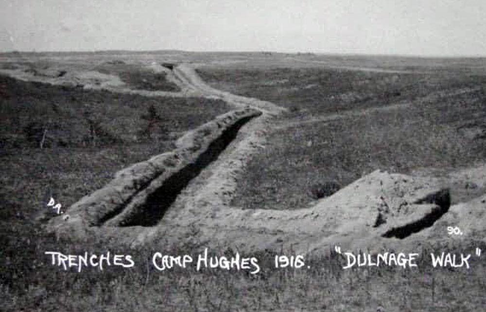 Camp-Hughes-trenches MCpl Brandon Liddy