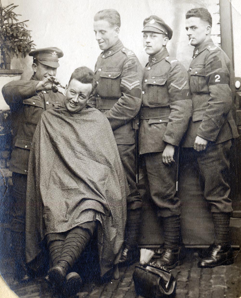 Haircut-Harold-May MCpl Brandon Liddy