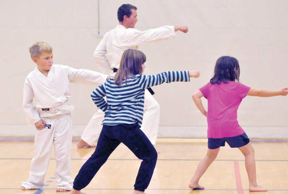 Photo Essay:  Kicking for karate