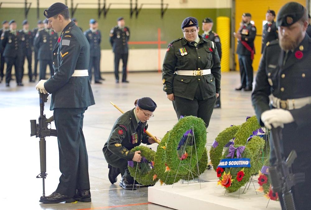 PHOTO ESSAY:  Lest We Forget — Base’s Remembrance Day ceremony