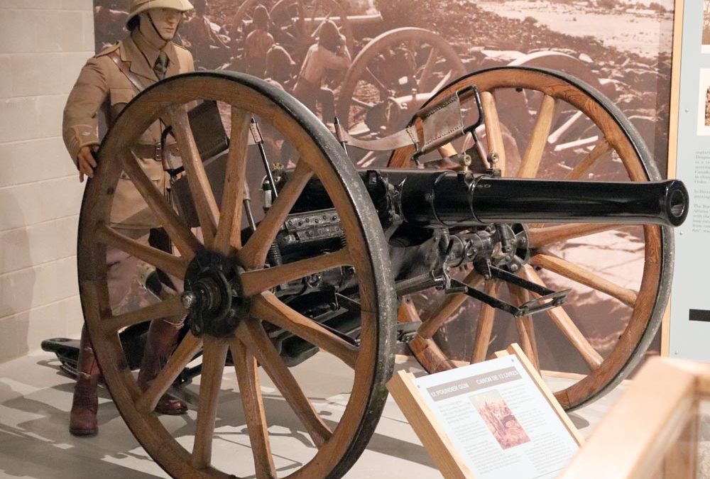 12-pounders used effectively by Canadian Gunners during Boer War