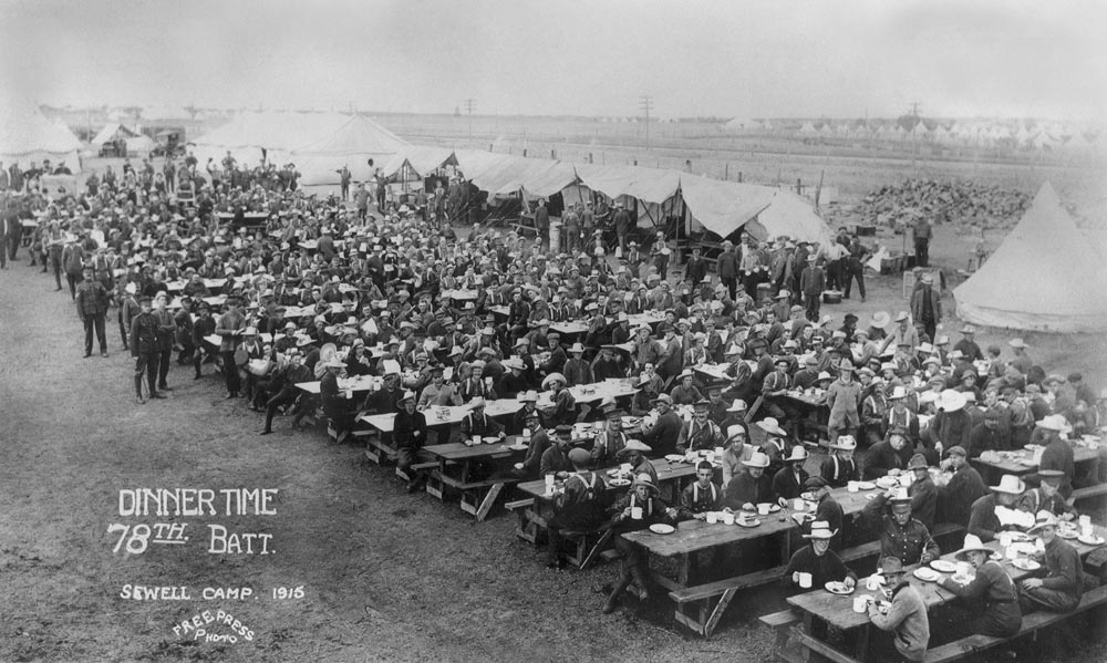 Dinner-Camp-Sewell-1915 MCpl Brandon Liddy