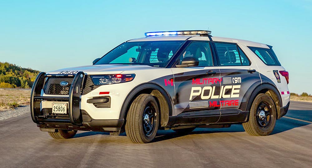 Le nouveau look du véhicule de patrouille de la police militaire parmi les meilleurs ‘véhicules les mieux habillés’ au Canada