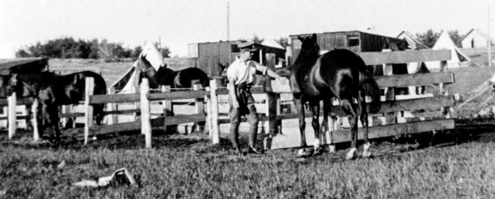 Camp-Shilo-2 BComd Col Douglas Gunter sits with the Royal family during Queen Elizabeth II's visit to CFB Shilo in 1970.