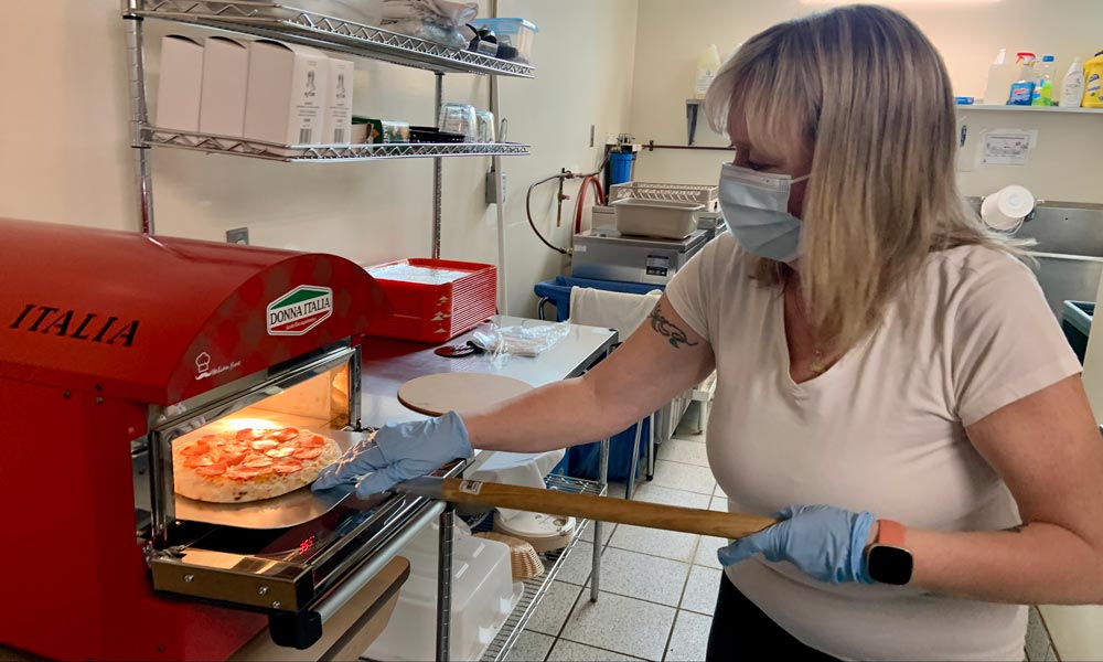 Rozy-pizza-oven MCpl Brandon Liddy