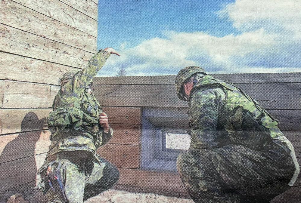 Surnommée la grenade ‘baseball, l’armée canadienne utilise la C13 comme arme de jet standard