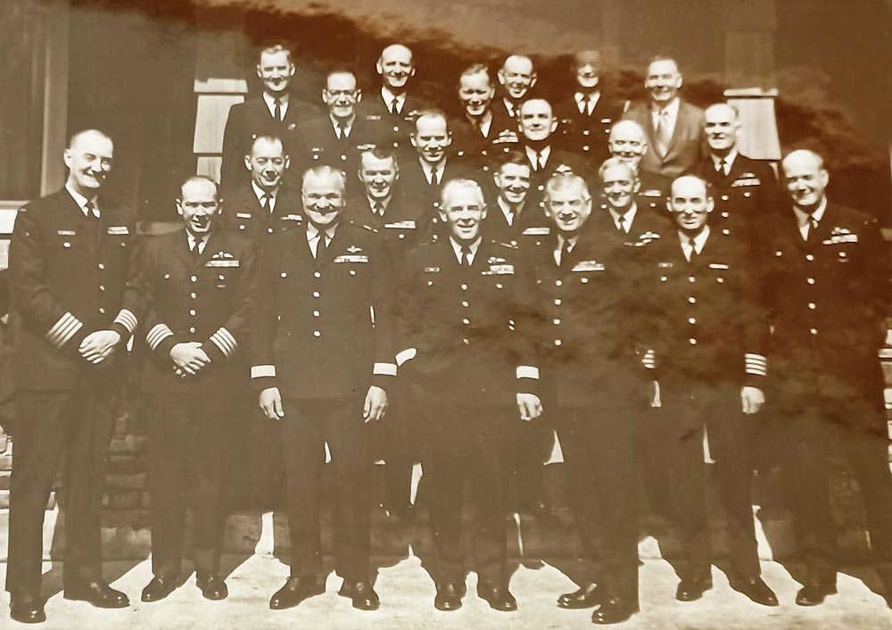 Gunter-22 BComd Col Douglas Gunter with Queen Elizabeth II and Prince Philip during their visit to Manitoba in 1970.