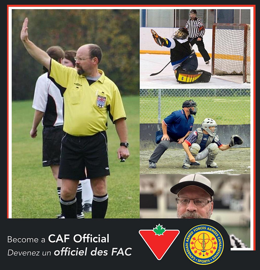 Jules-officiating-sports MCpl Brandon Liddy and family