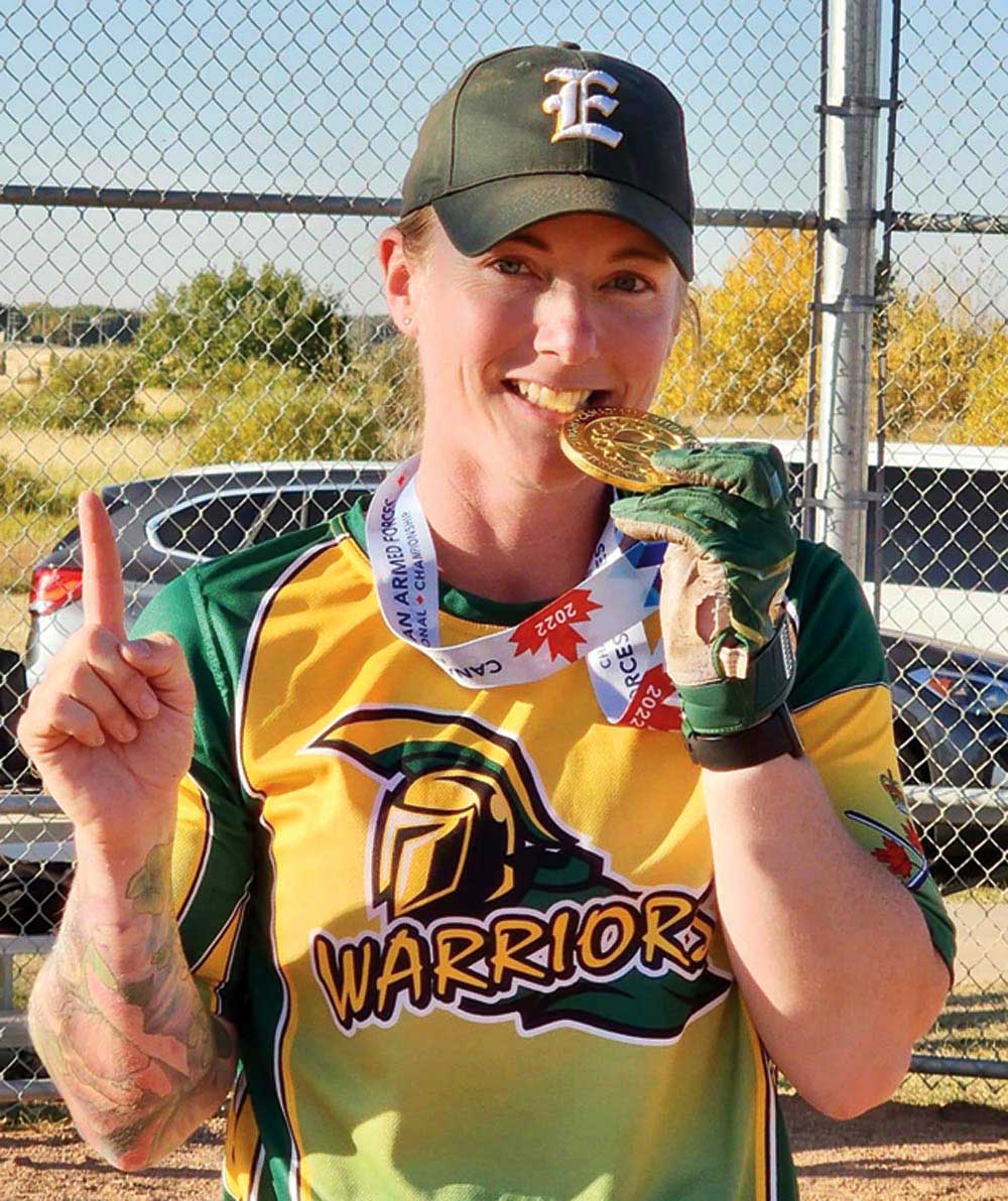 Maj Melissa Marshall - Garrison Edmonton Warriors - 2022 Women's Slo-Pitch nationals