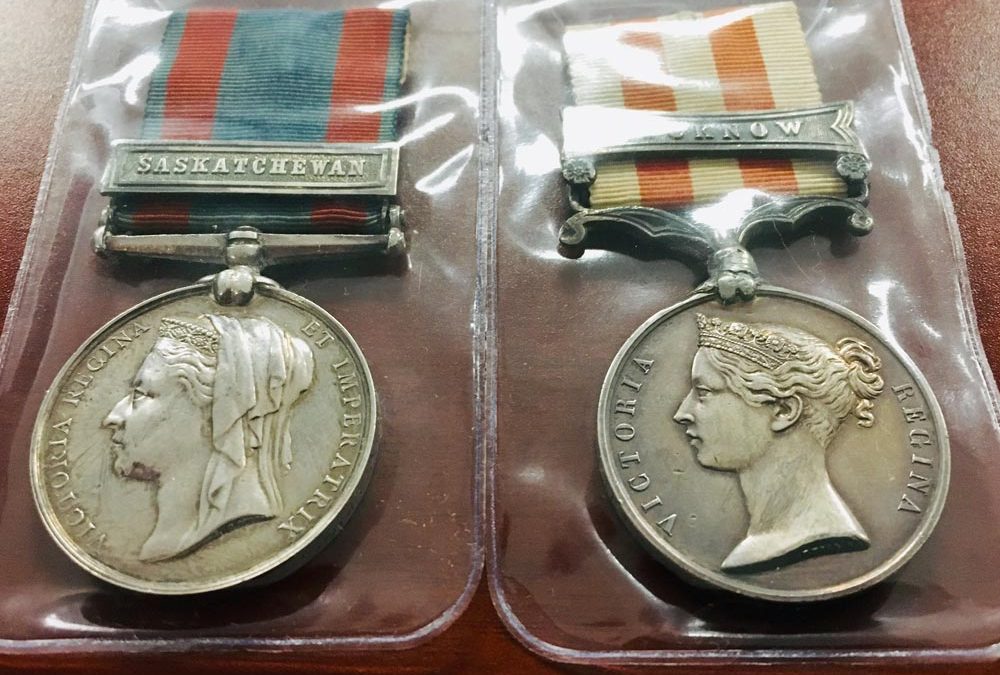 Deux médailles militaires du général Thomas Strange sont d&rsquo;une valeur inestimable pour la collection du musée RCA