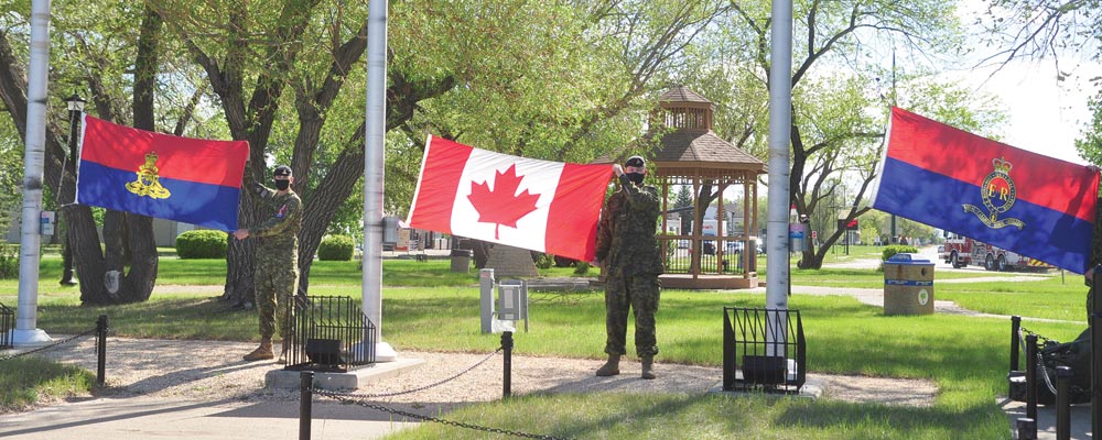 CRMP-new-flags Maj Melissa Marshall - Garrison Edmonton Warriors - 2022 Women's Slo-Pitch nationals