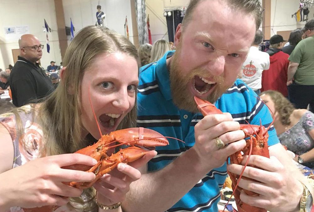 Enjoying lobster is not an exercise in table etiquette