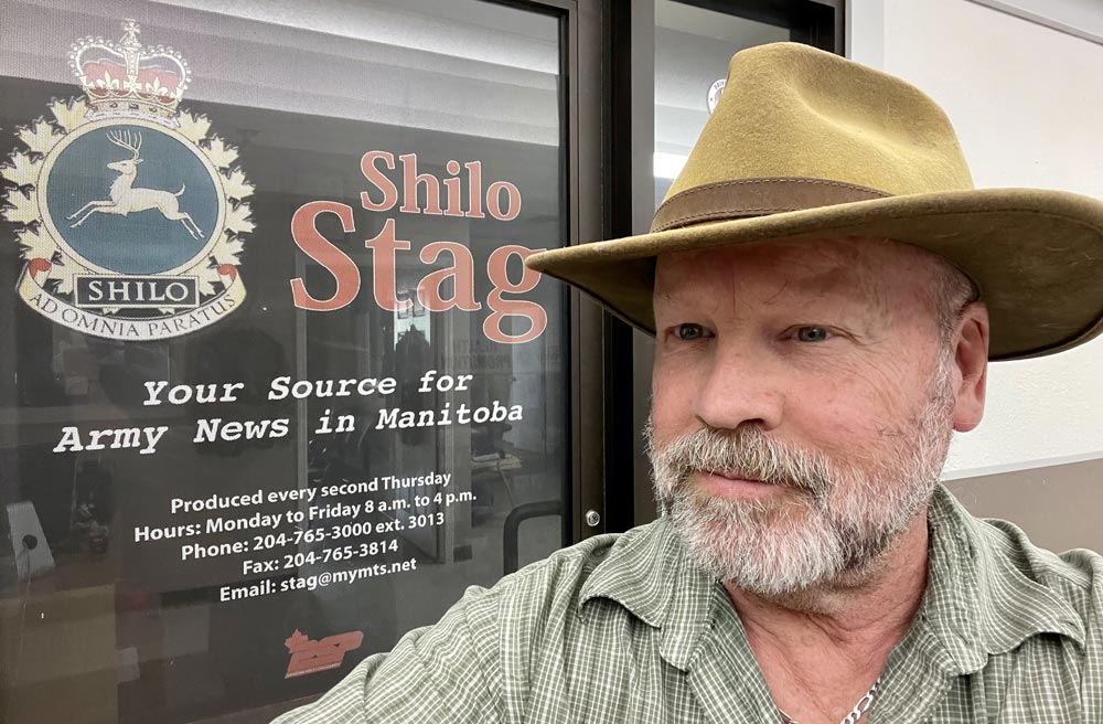 Award-winning Stag editor pulls plug on 12-year stint telling CFB Shilo stories, focusing on military members at work