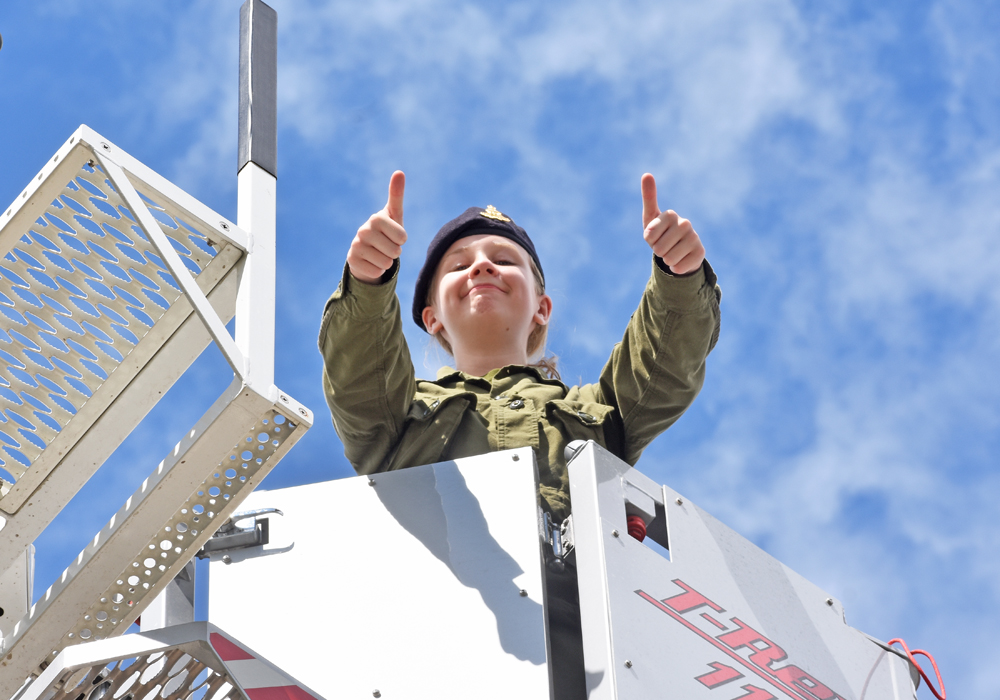 Cpl Maxime Proulx at 2018 Ex Heavy Loader Competition