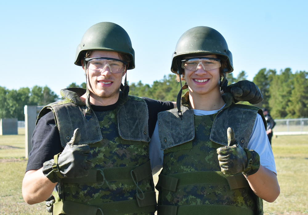 Cpl Maxime Proulx at 2018 Ex Heavy Loader Competition