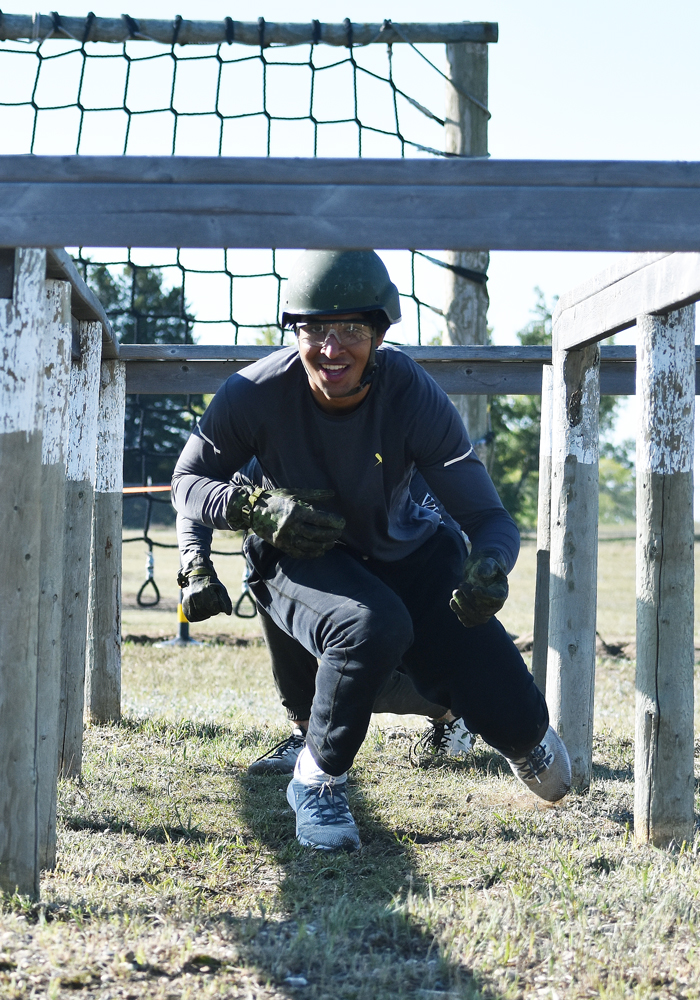 Cpl Maxime Proulx at 2018 Ex Heavy Loader Competition