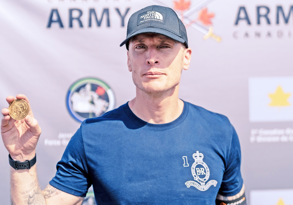 Cpl Maxime Proulx at 2018 Ex Heavy Loader Competition