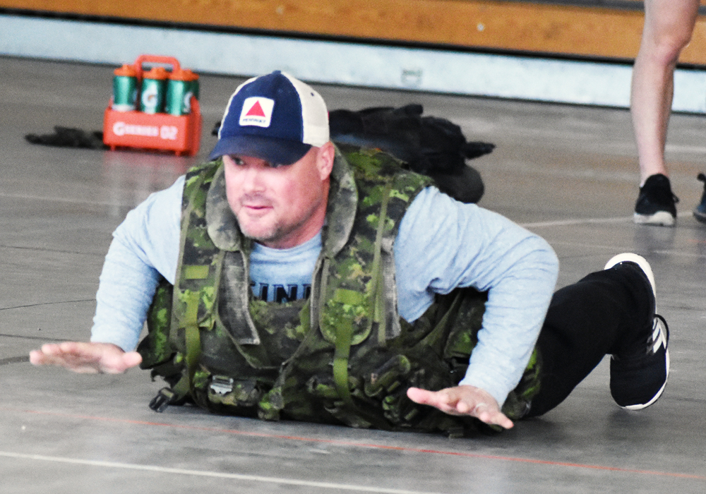 Cpl Maxime Proulx at 2018 Ex Heavy Loader Competition