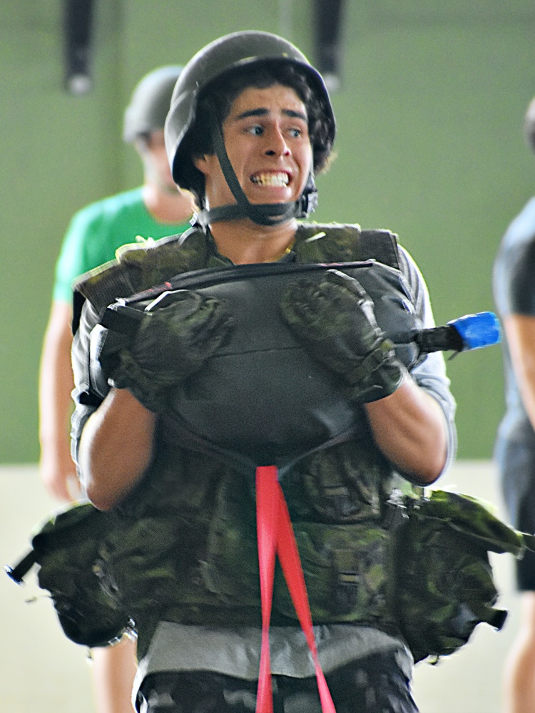 Cpl Maxime Proulx at 2018 Ex Heavy Loader Competition