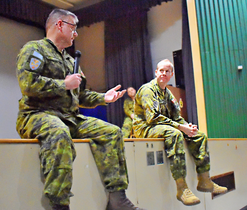 Cpl Maxime Proulx at 2018 Ex Heavy Loader Competition