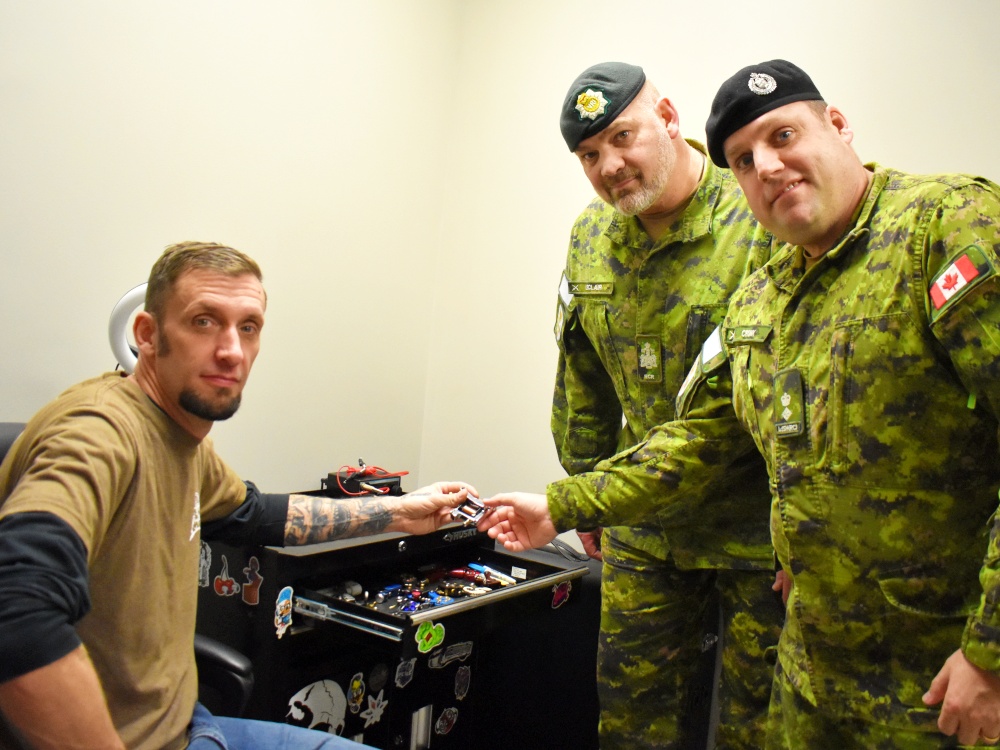 WEB-BCMD RSM The War Room Tattoo Studio Cpl Maxime Proulx at 2018 Ex Heavy Loader Competition