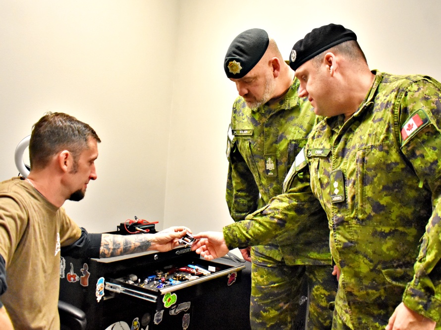 Ink flows in The War Room