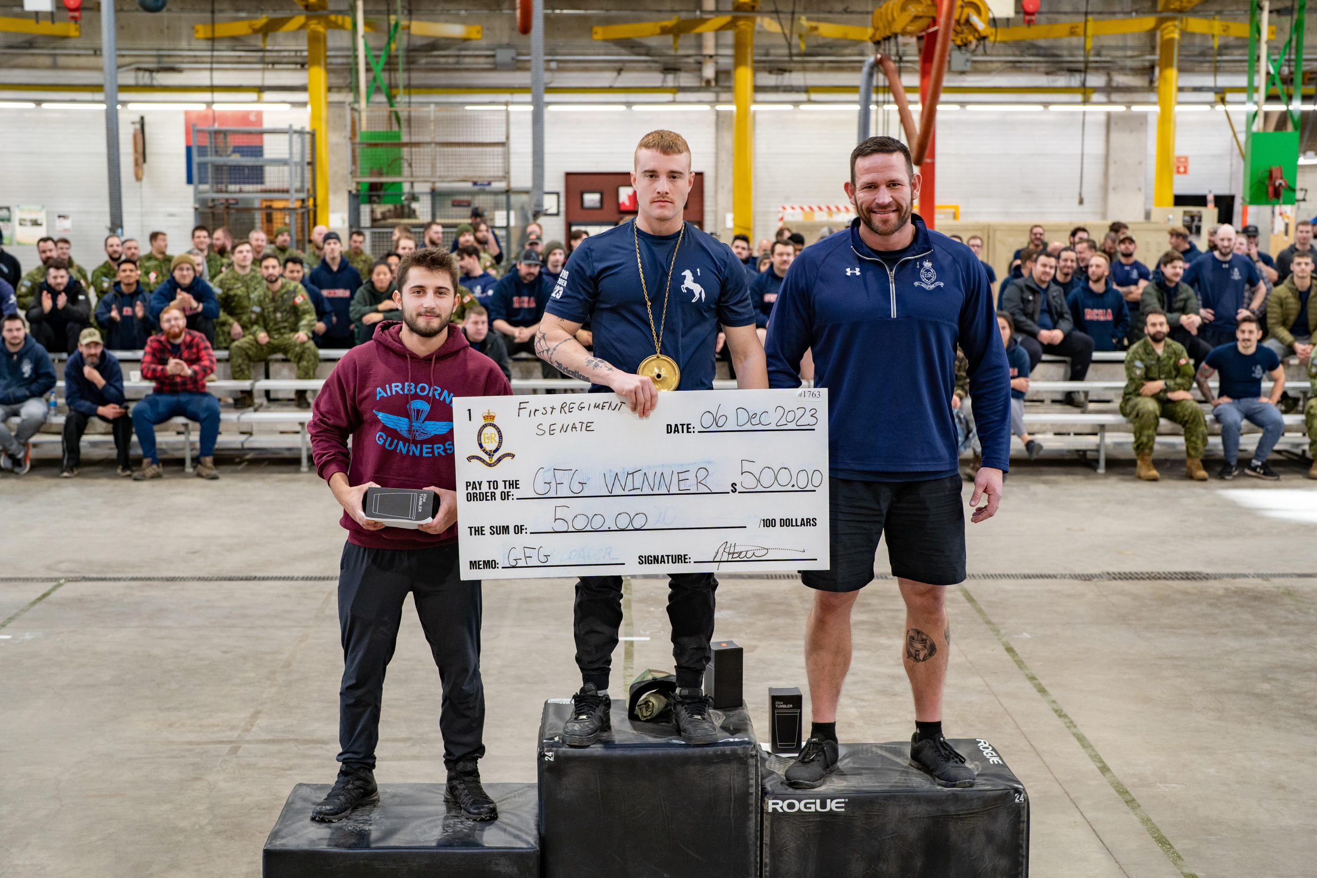 Cpl Maxime Proulx at 2018 Ex Heavy Loader Competition