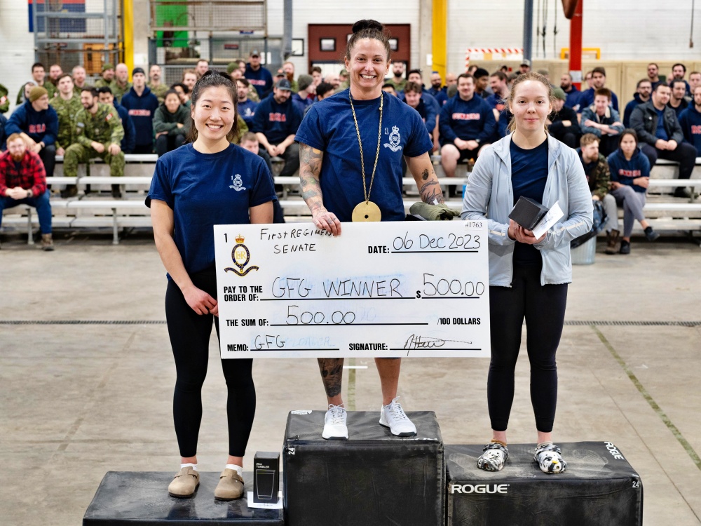 Cpl Maxime Proulx at 2018 Ex Heavy Loader Competition