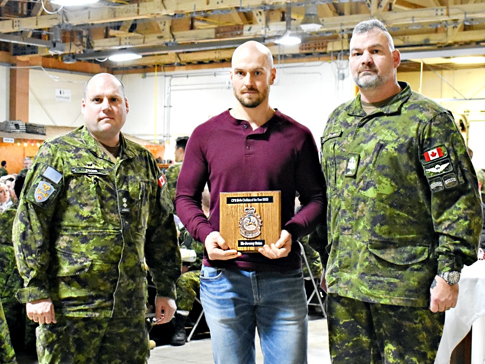 Cpl Maxime Proulx at 2018 Ex Heavy Loader Competition