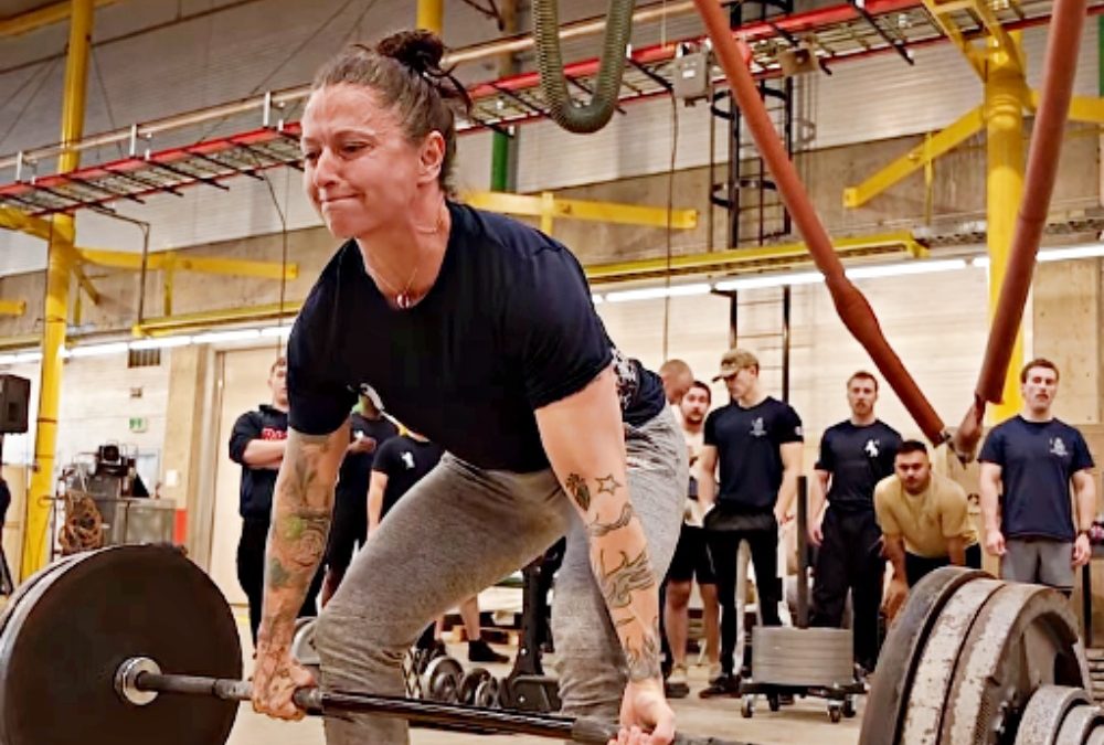 First female gunner crowned champion in powerlifting Ex. Heavy Loader’s 11 year history