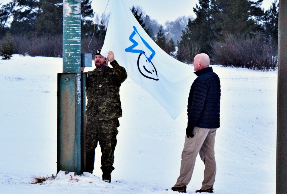 CFB Shilo raises a flag to mental health awareness on Bell Let’s Talk Day