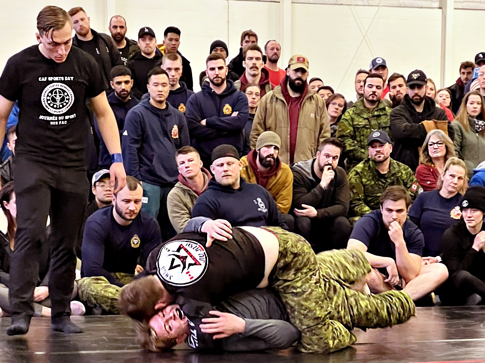 Cpl Maxime Proulx at 2018 Ex Heavy Loader Competition