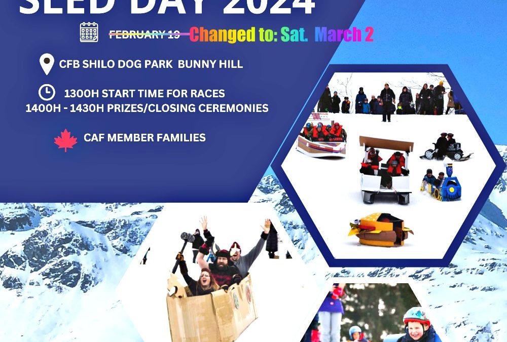 Get ready for ultimate Family Day fun with Shilo Community Council’s cardboard sled day