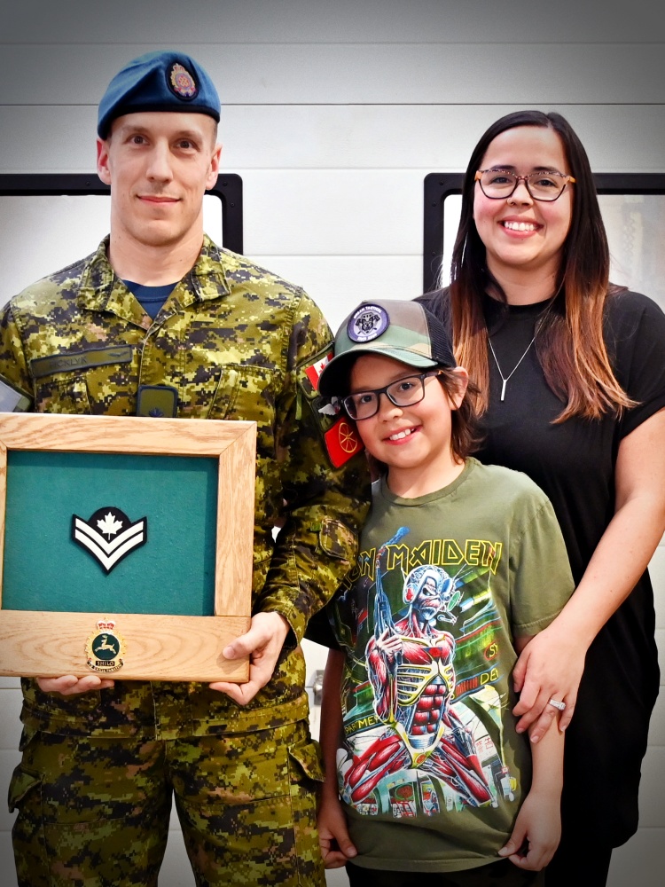 Cpl Maxime Proulx at 2018 Ex Heavy Loader Competition