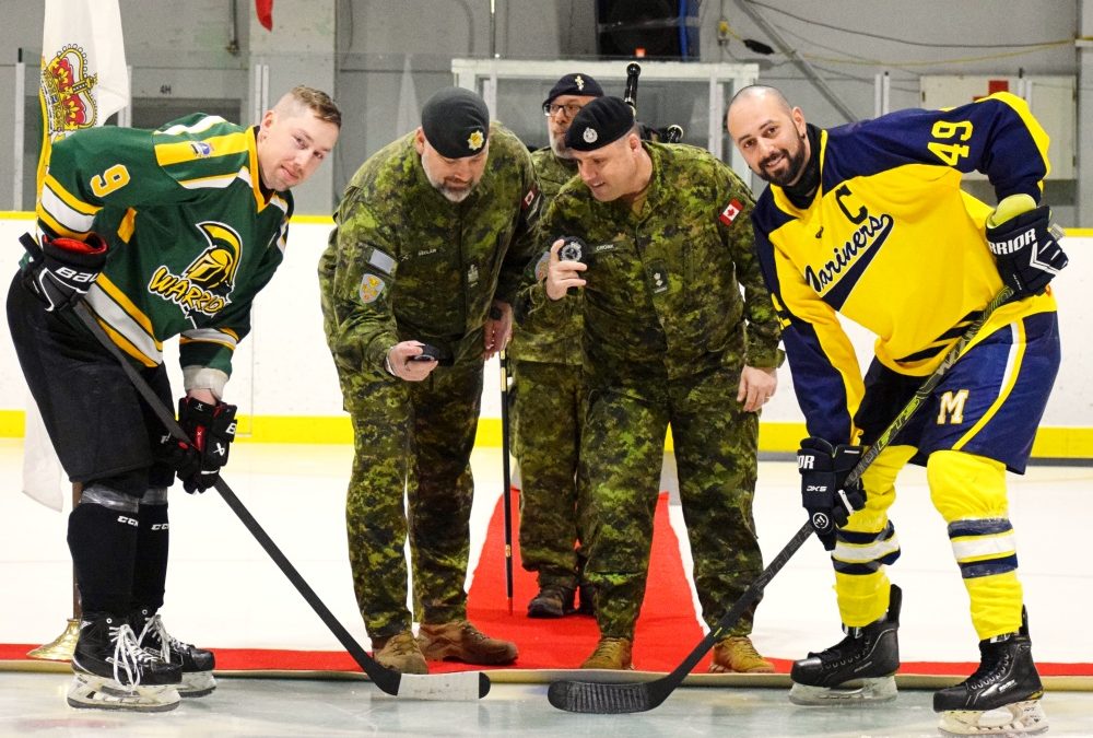 CAF National Mens Hockey Champs hit the ice after blizzard delays around CFB Shilo