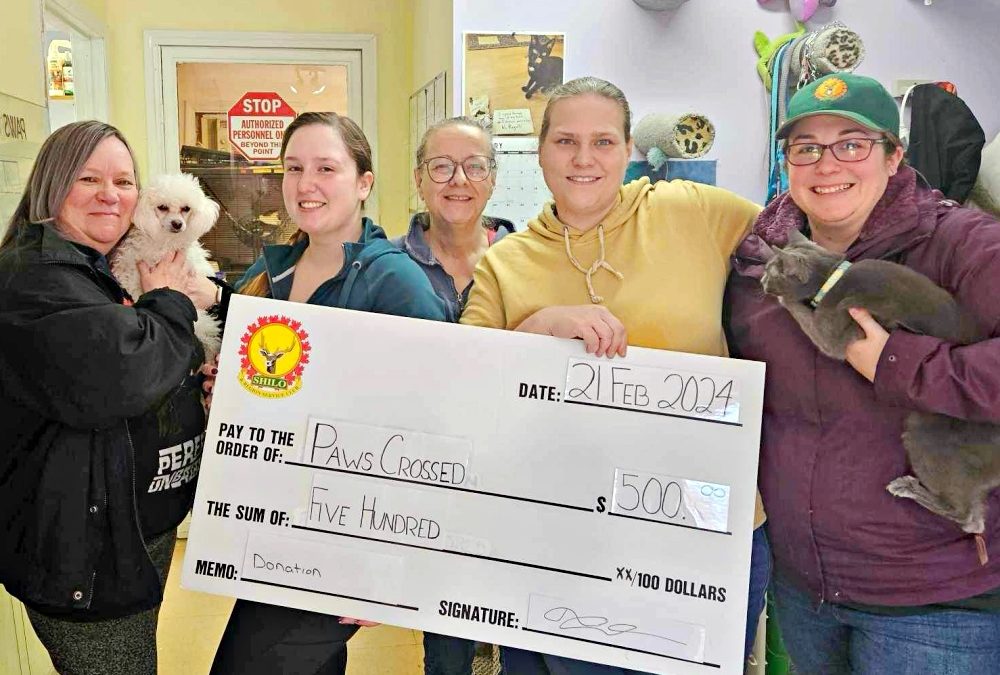 Shilo and Region Service Club donates for a puurrrfect reason