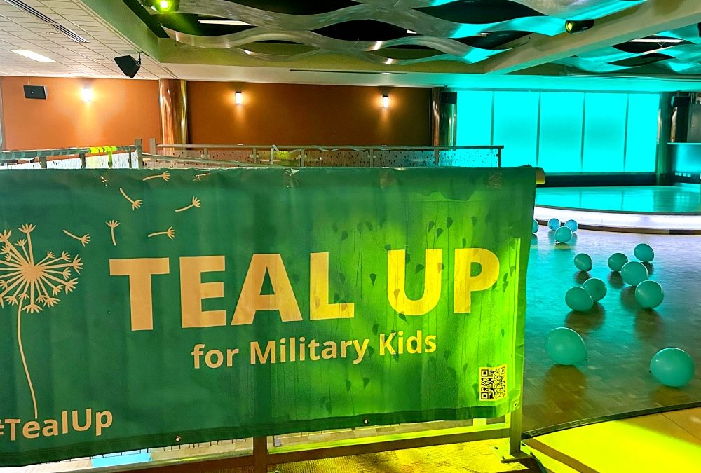 Teal Up parties for military youth rock the Jr. Ranks Mess