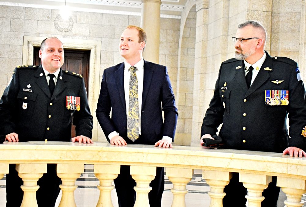 Provincial Legislature provides accolades and applause to CFB Shilo personnel