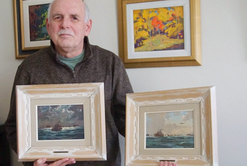 Mystery surrounds missing WWII art work by CAF member