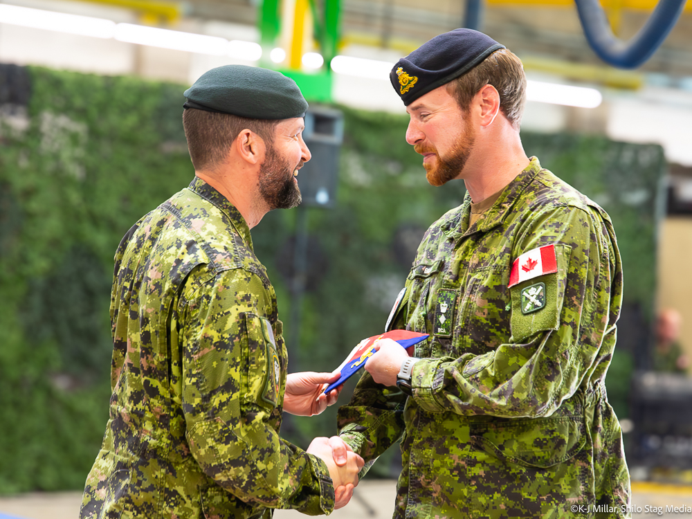 Cpl Maxime Proulx at 2018 Ex Heavy Loader Competition