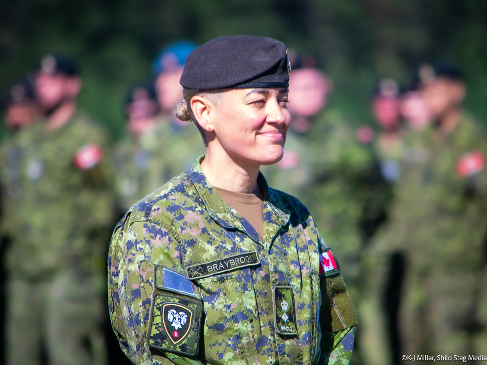 Cpl Maxime Proulx at 2018 Ex Heavy Loader Competition