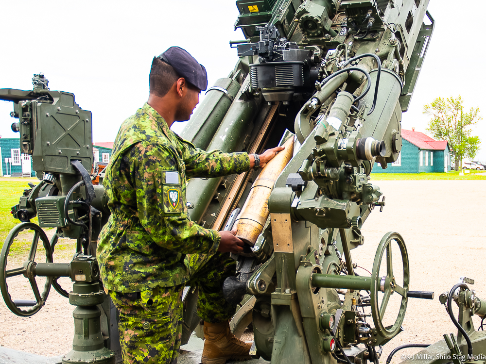 Cpl Maxime Proulx at 2018 Ex Heavy Loader Competition