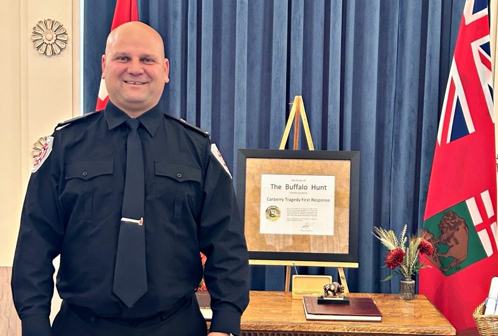 CFB Shilo First Responder receives one of Canada’s top honours for rescue in fatal collision