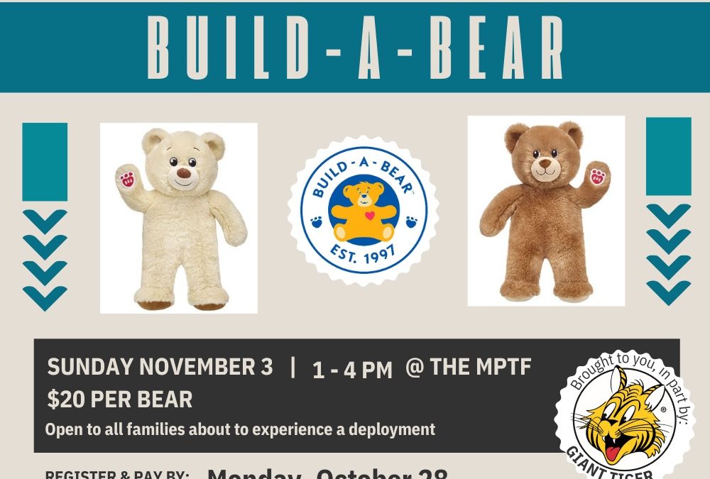 Bear hearts carry the voices of deployed parent for CFB Shilo kids