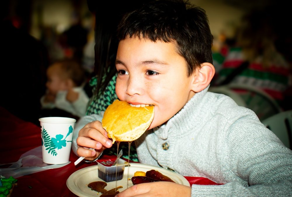 430 faces stuffed with unlimited pancakes at CFB Shilo inaugural family holiday hoopla