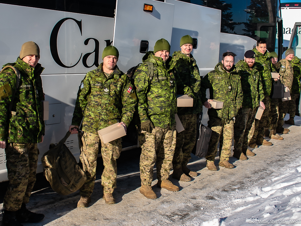 Cpl Maxime Proulx at 2018 Ex Heavy Loader Competition